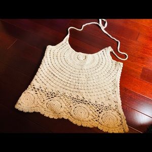 Surf Gypsy Crochet Top, M